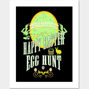 Happy Easter Egg Hunt Vintage EGGXECUTIVE RC06 Posters and Art